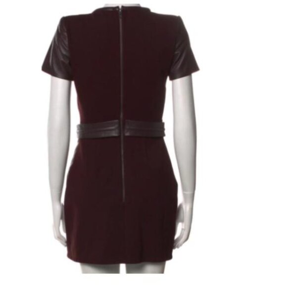 The Kooples Women's Burgundy and Brown Dress - Picture 2 of 10